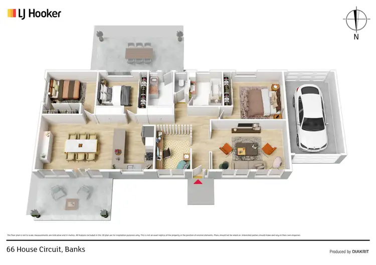Floorplan of Homely house listing, 66 House Circuit, Banks ACT 2906