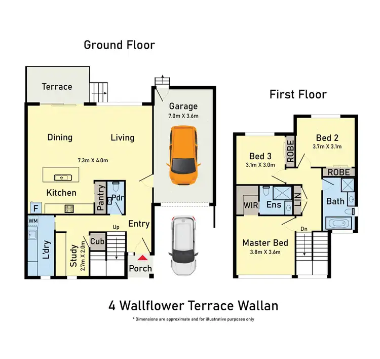 Floorplan of Homely house listing, 4 Wallflower Terrace, Wallan VIC 3756