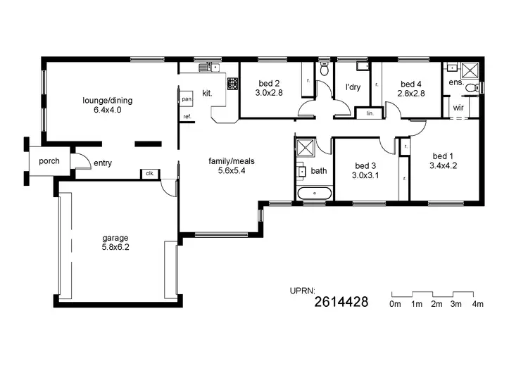 Floorplan of Homely house listing, Address available on request