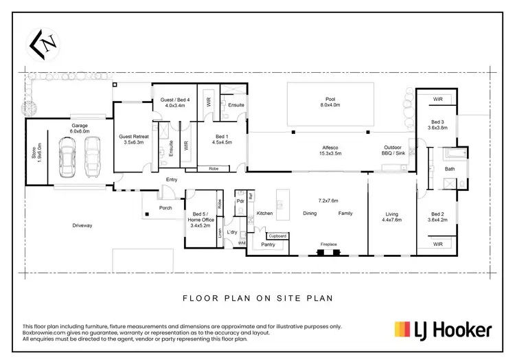Floorplan of Homely house listing, 22 Maldive Grove, Point Cook VIC 3030