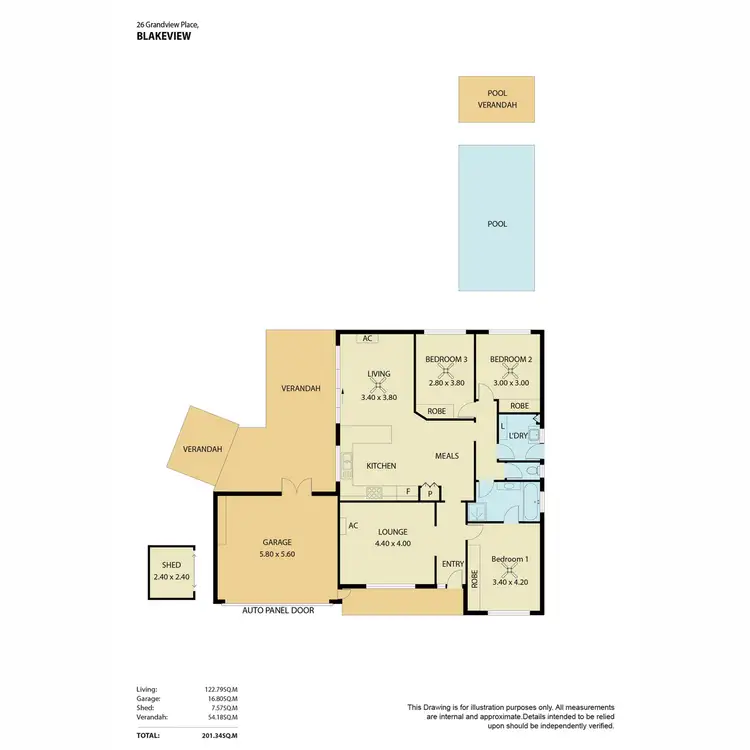 Floorplan of Homely house listing, 26 Grandview Place, Blakeview SA 5114