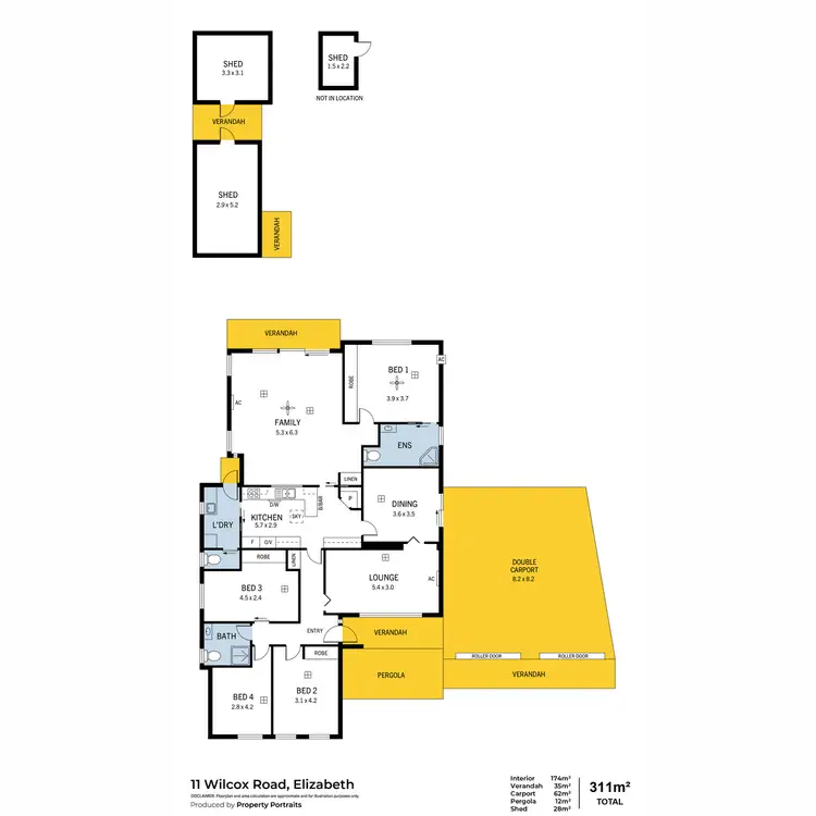 Floorplan of Homely house listing, 11 Wilcox Road, Elizabeth SA 5112