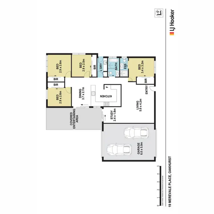Floorplan of Homely house listing, 19 Merevale Place, Oakhurst NSW 2761