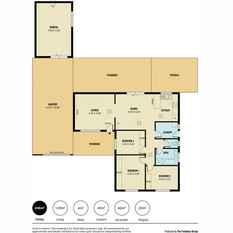 Floorplan of Homely house listing, 5 Harwood Place, Andrews Farm SA 5114