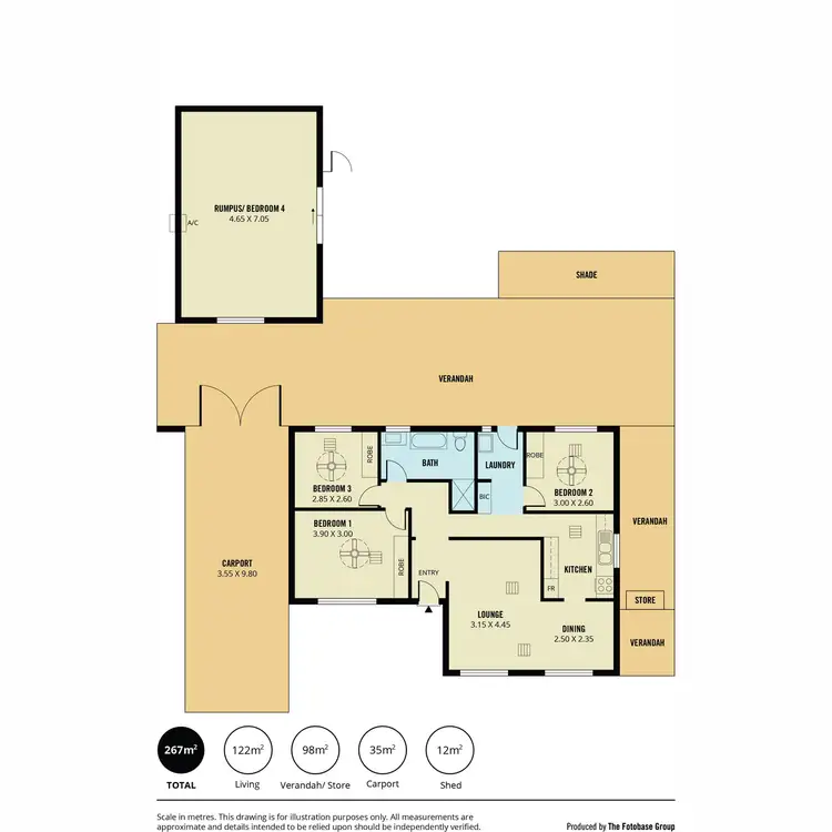 Floorplan of Homely house listing, 21 Templar Crescent, Pooraka SA 5095