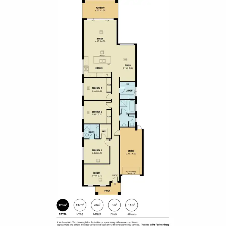Floorplan of Homely house listing, 6 Berryman Drive, Modbury SA 5092