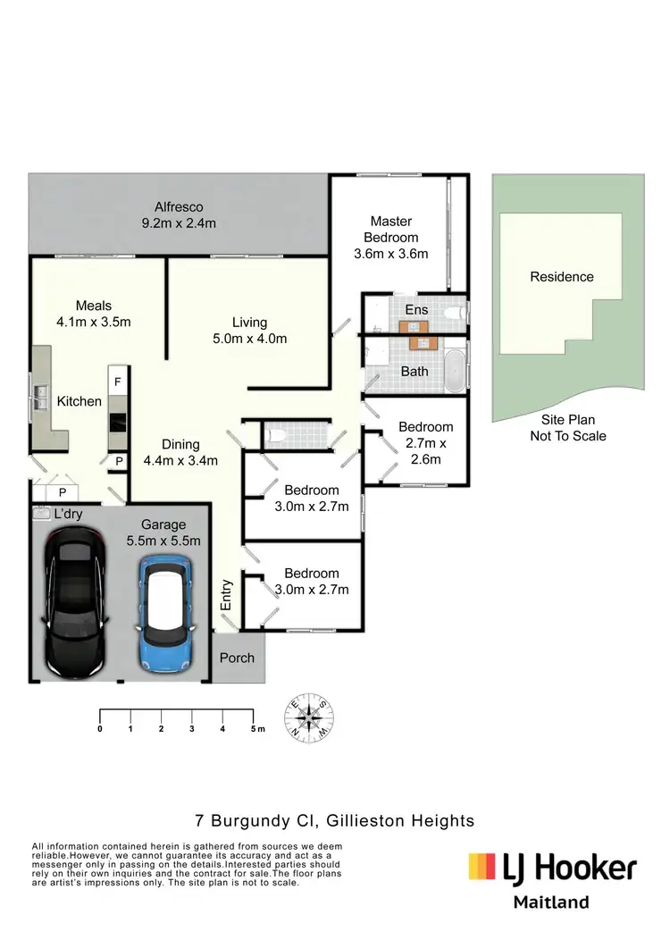 Floorplan of Homely house listing, 7 Burgundy Close, Gillieston Heights NSW 2321
