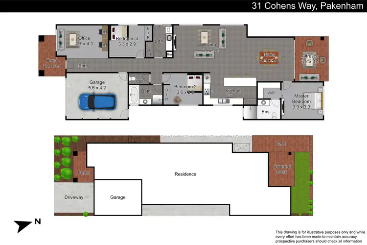 Floorplan of Homely house listing, 31 Cohens Way, Pakenham VIC 3810