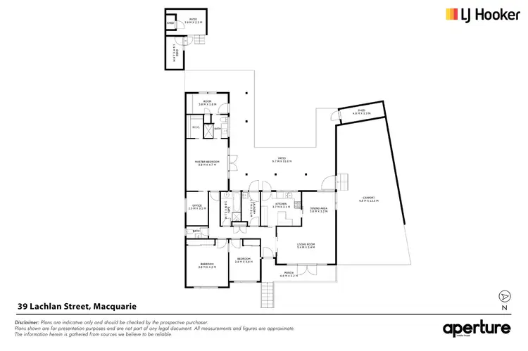 Floorplan of Homely house listing, 39 Lachlan Street, Macquarie ACT 2614