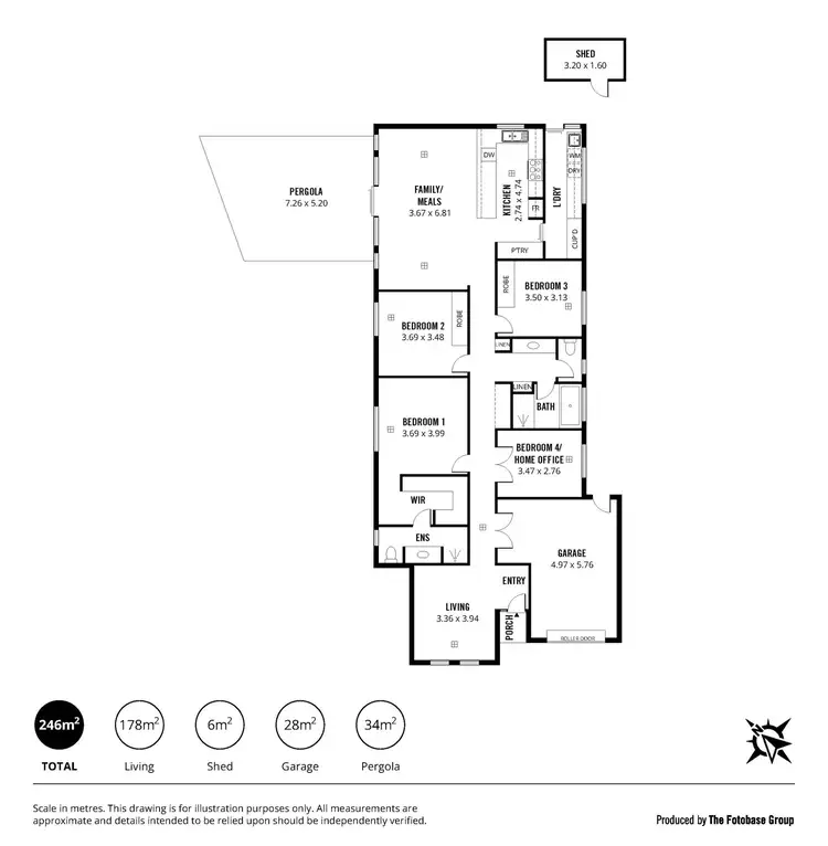 Floorplan of Homely house listing, 17 Amos Way, Royal Park SA 5014