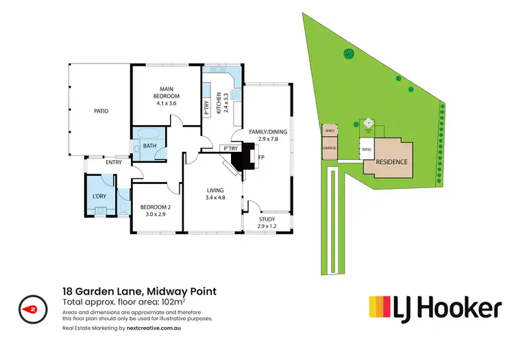 Floorplan of Homely house listing, 18 Garden Lane, Midway Point TAS 7171