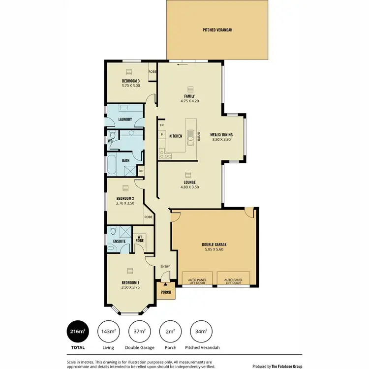 Floorplan of Homely house listing, 24 Strathaird Boulevard, Smithfield SA 5114