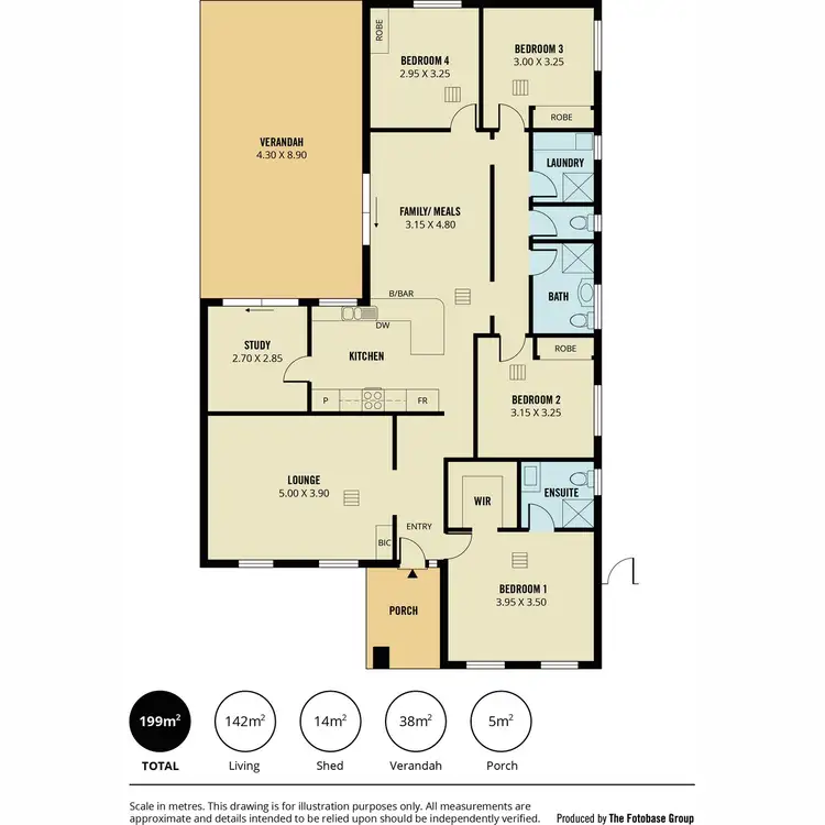 Floorplan of Homely house listing, 30B Casuarina Drive, Parafield Gardens SA 5107
