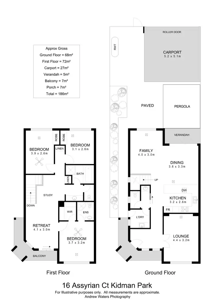 Floorplan of Homely house listing, 16 Assyrian Court, Kidman Park SA 5025