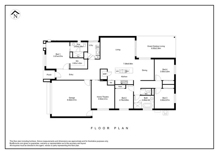 Floorplan of Homely house listing, 10 Firefly Road, Point Cook VIC 3030