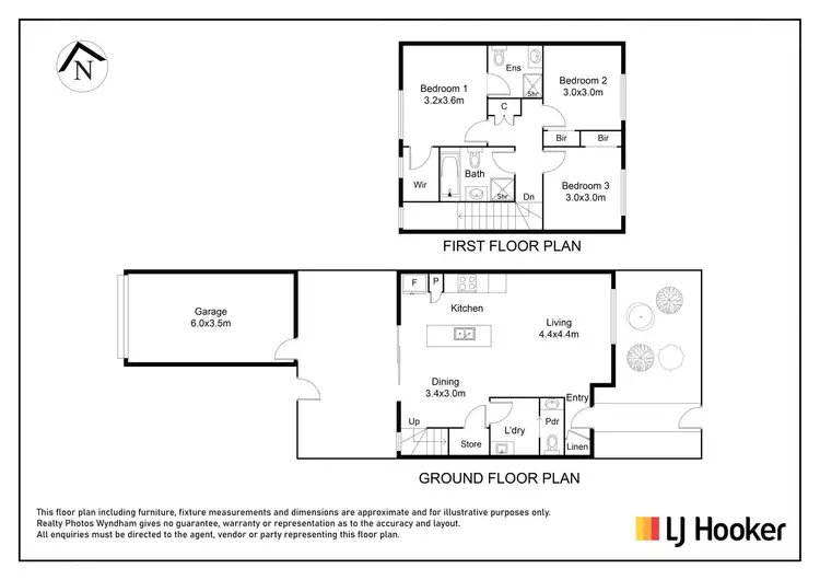 Floorplan of Homely townhouse listing, 53B Racecourse Road, Pakenham VIC 3810