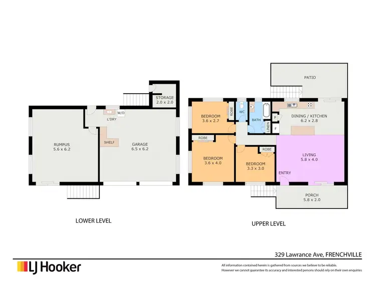 Floorplan of Homely house listing, 329 Lawrence Avenue, Frenchville QLD 4701