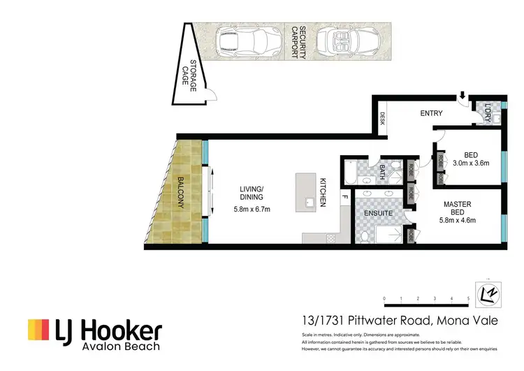 Floorplan of Homely apartment listing, 13/1731 Pittwater Road, Mona Vale NSW 2103
