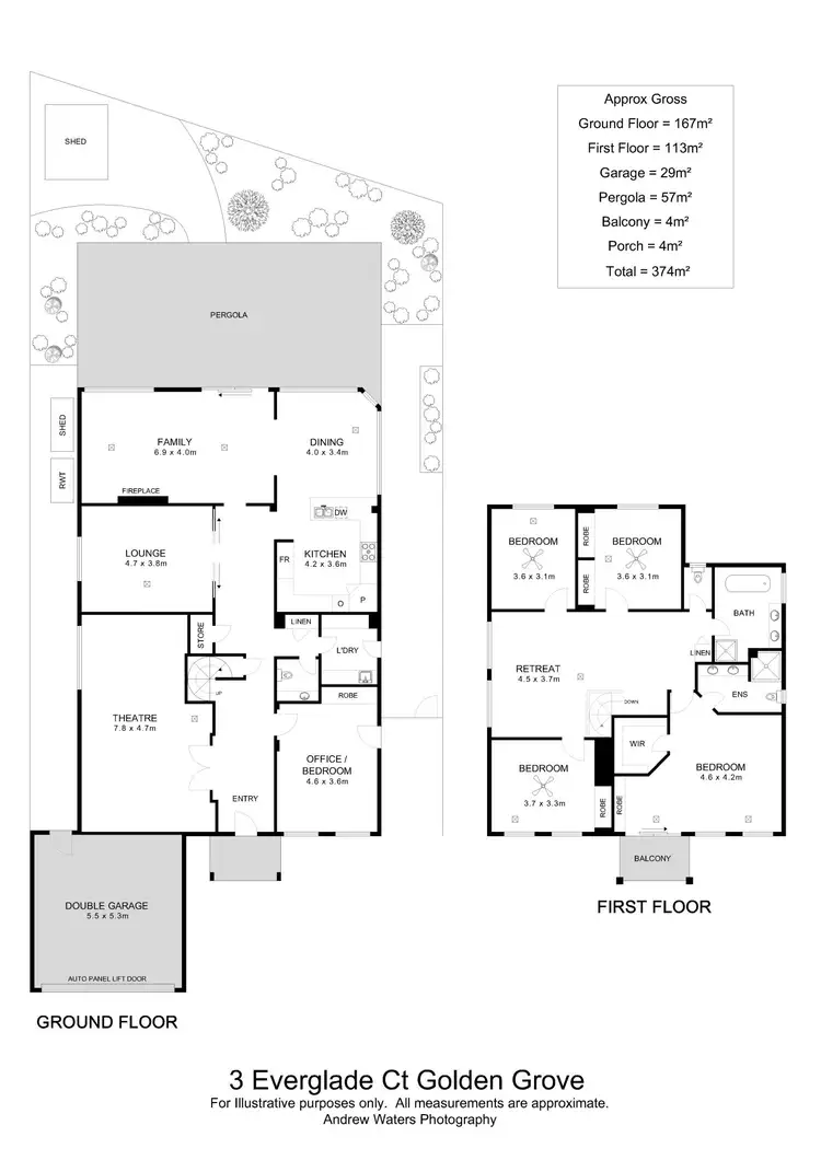 Floorplan of Homely house listing, 3 Everglade Court, Golden Grove SA 5125