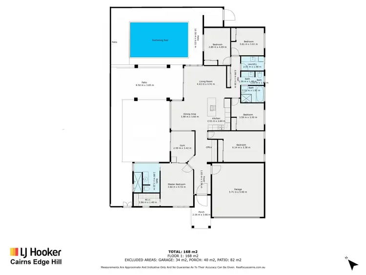 Floorplan of Homely house listing, 5 Raffles Avenue, Redlynch QLD 4870