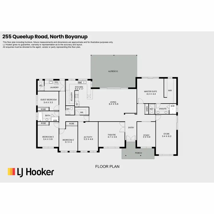 Floorplan of Homely house listing, 255 Queelup Road, North Boyanup WA 6237