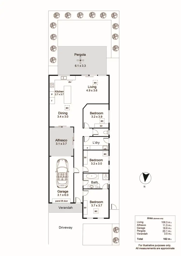Floorplan of Homely house listing, 2/1 Fife Street, Woodville South SA 5011