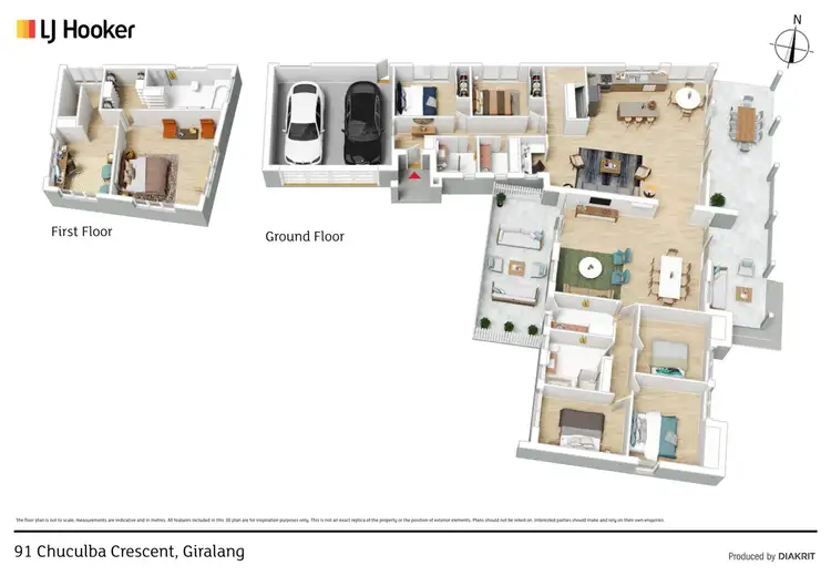 Floorplan of Homely house listing, 91 Chuculba Crescent, Giralang ACT 2617