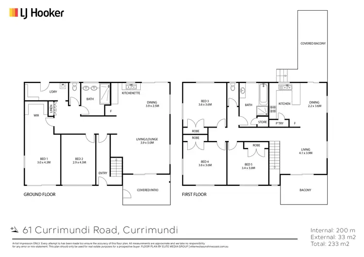 Floorplan of Homely house listing, 61 Currimundi Road, Currimundi QLD 4551