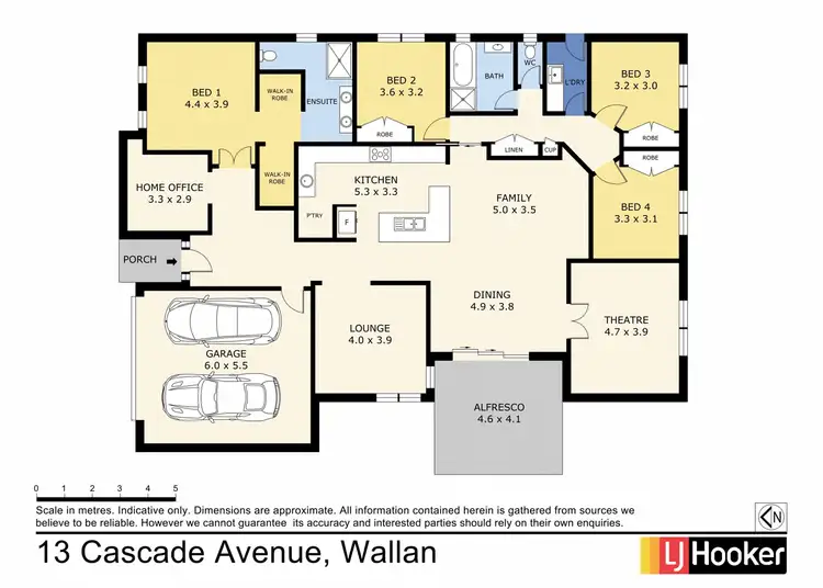 Floorplan of Homely house listing, 13 Cascade Avenue, Wallan VIC 3756