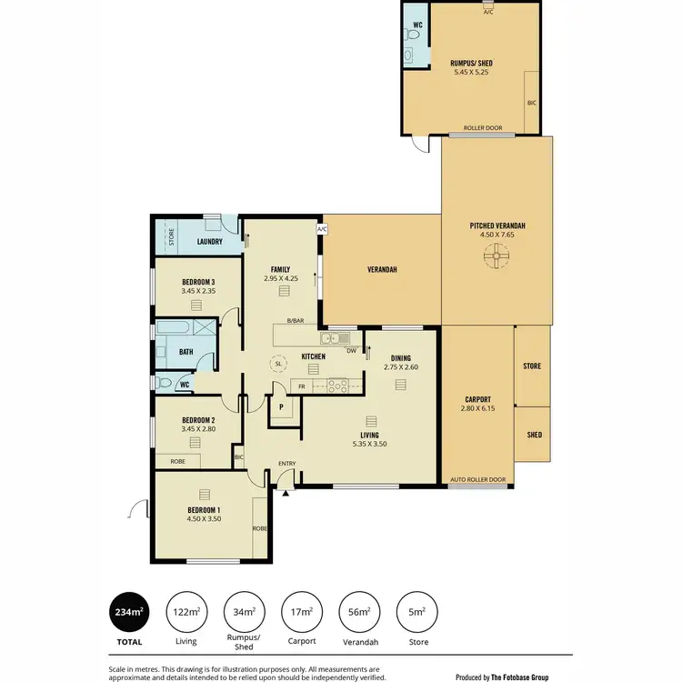 Floorplan of Homely house listing, 18 Justina Place, Surrey Downs SA 5126