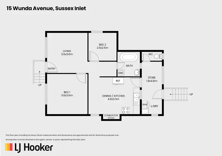 Floorplan of Homely house listing, 15 Wunda Avenue, Sussex Inlet NSW 2540