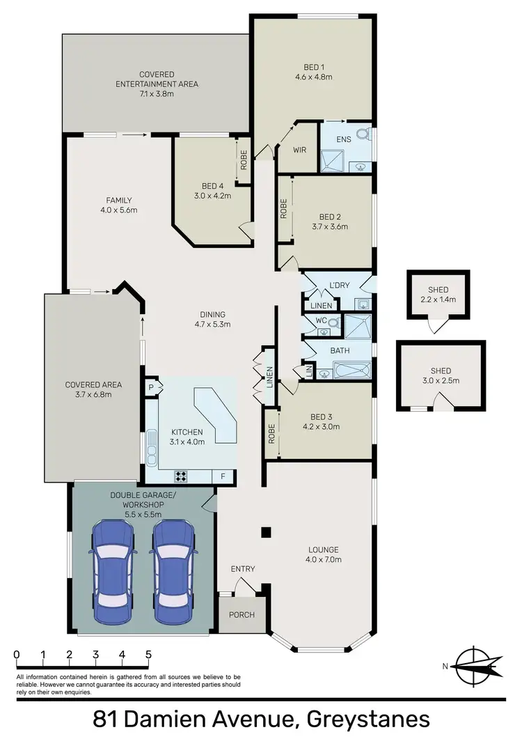 Floorplan of Homely house listing, 81 Damien Avenue, Greystanes NSW 2145