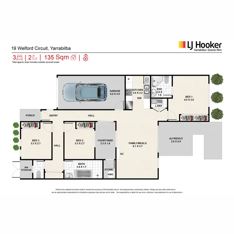 Floorplan of Homely house listing, 19 Welford Circuit, Yarrabilba QLD 4207