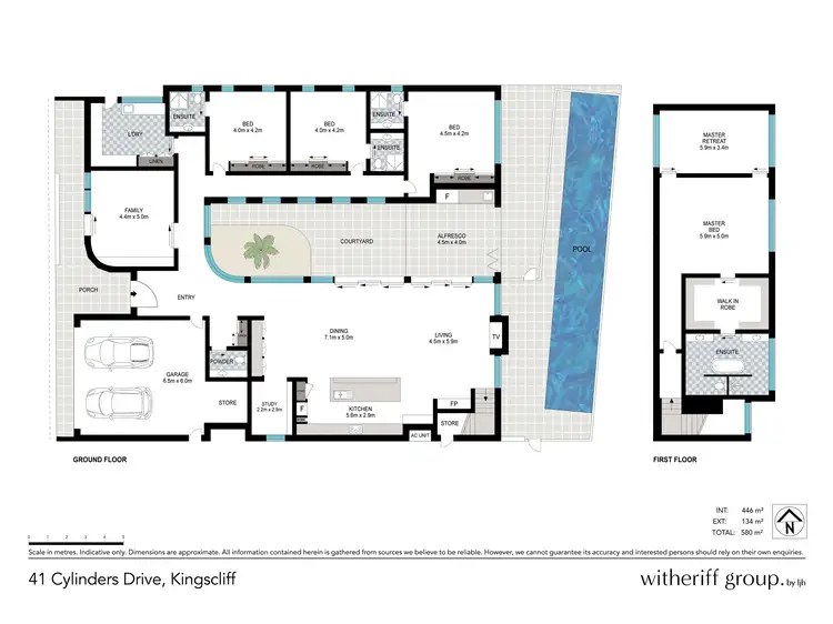 Floorplan of Homely house listing, 41 Cylinders Drive, Kingscliff NSW 2487