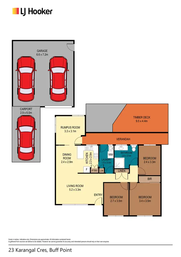 Floorplan of Homely house listing, 23 Karangal Crescent, Buff Point NSW 2262