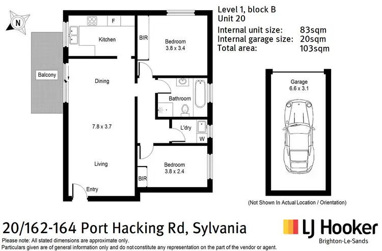 Floorplan of Homely apartment listing, 20/162 Port Hacking Road, Sylvania Waters NSW 2224