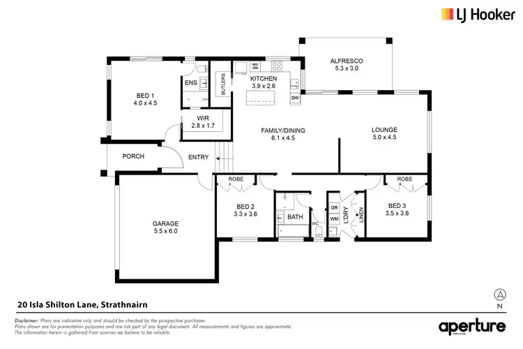 Floorplan of Homely house listing, 20 Isla Shilton Lane, Strathnairn ACT 2615