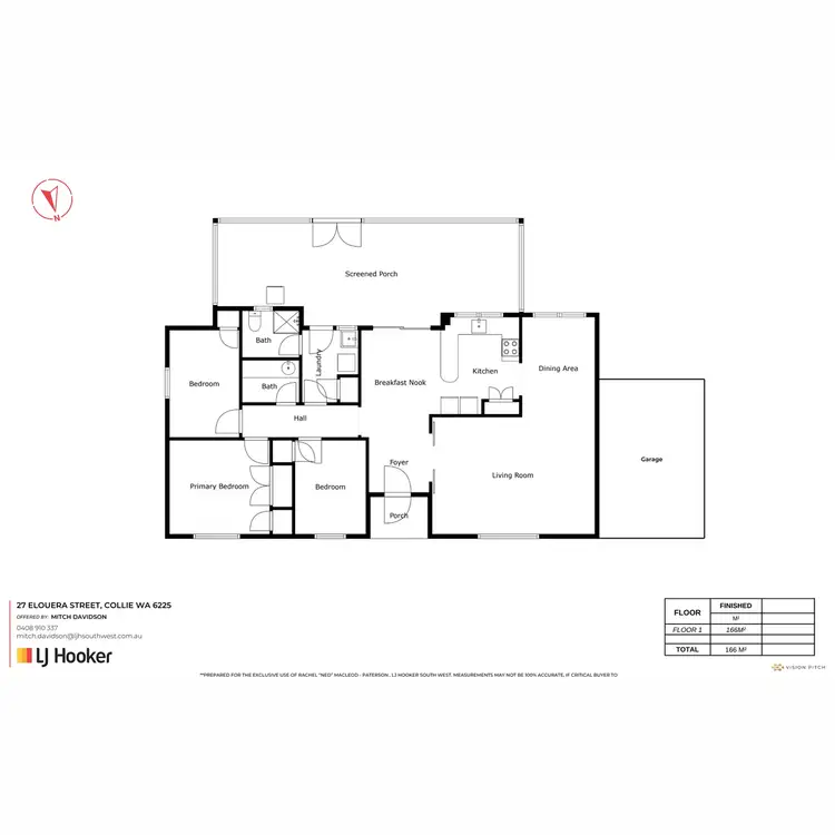 Floorplan of Homely house listing, 27 Elouera Street, Collie WA 6225