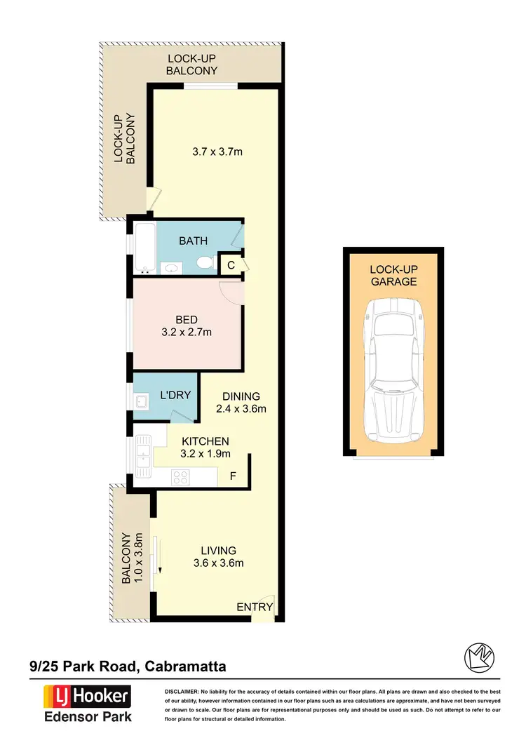 Floorplan of Homely unit listing, Unit 9/25 Park Road, Cabramatta NSW 2166