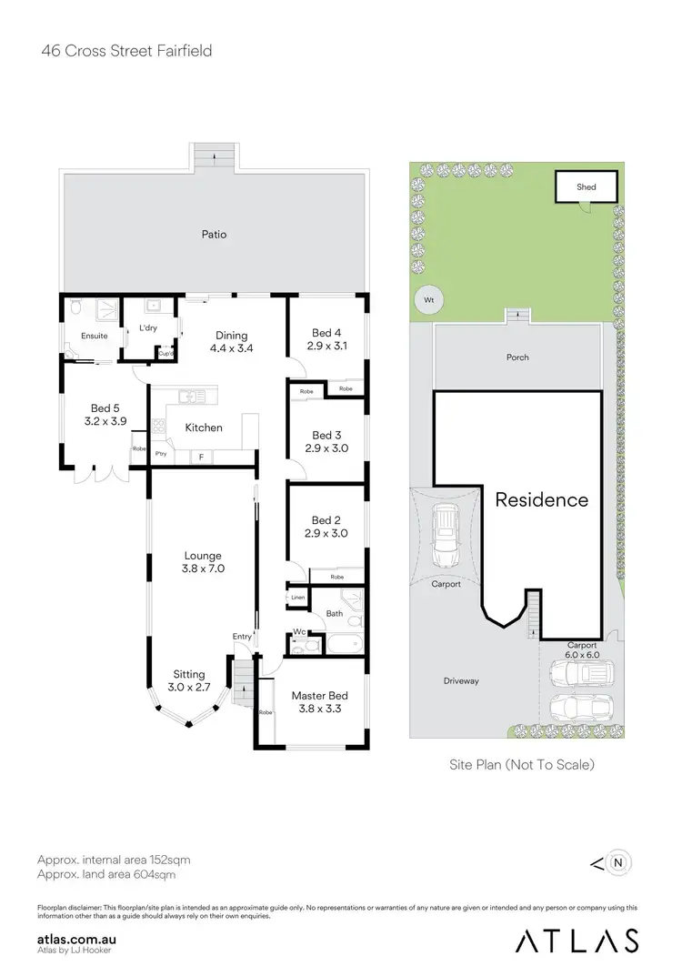 Floorplan of Homely house listing, 46 Cross Street, Fairfield QLD 4103