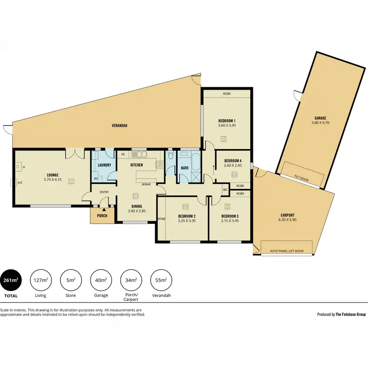 Floorplan of Homely house listing, 48 Lantana Drive, Parafield Gardens SA 5107