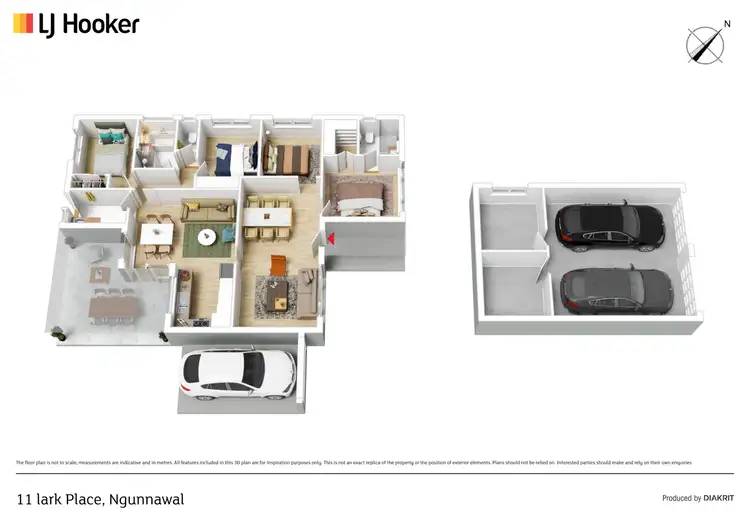 Floorplan of Homely house listing, 11 Lark Place, Ngunnawal ACT 2913