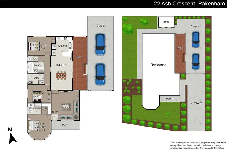 Floorplan of Homely house listing, 22 Ash Crescent, Pakenham VIC 3810