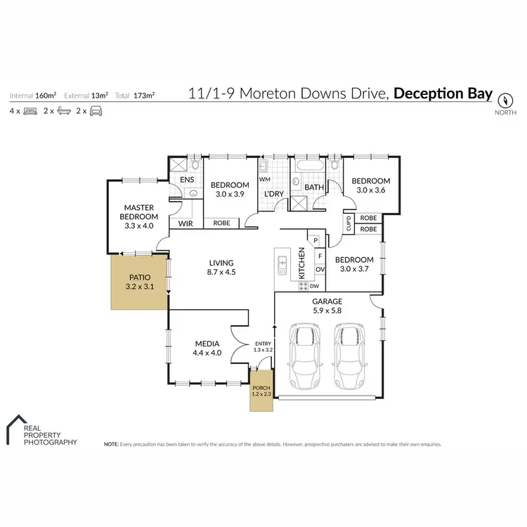 Floorplan of Homely house listing, 11/1-9 Moreton Downs Drive, Deception Bay QLD 4508