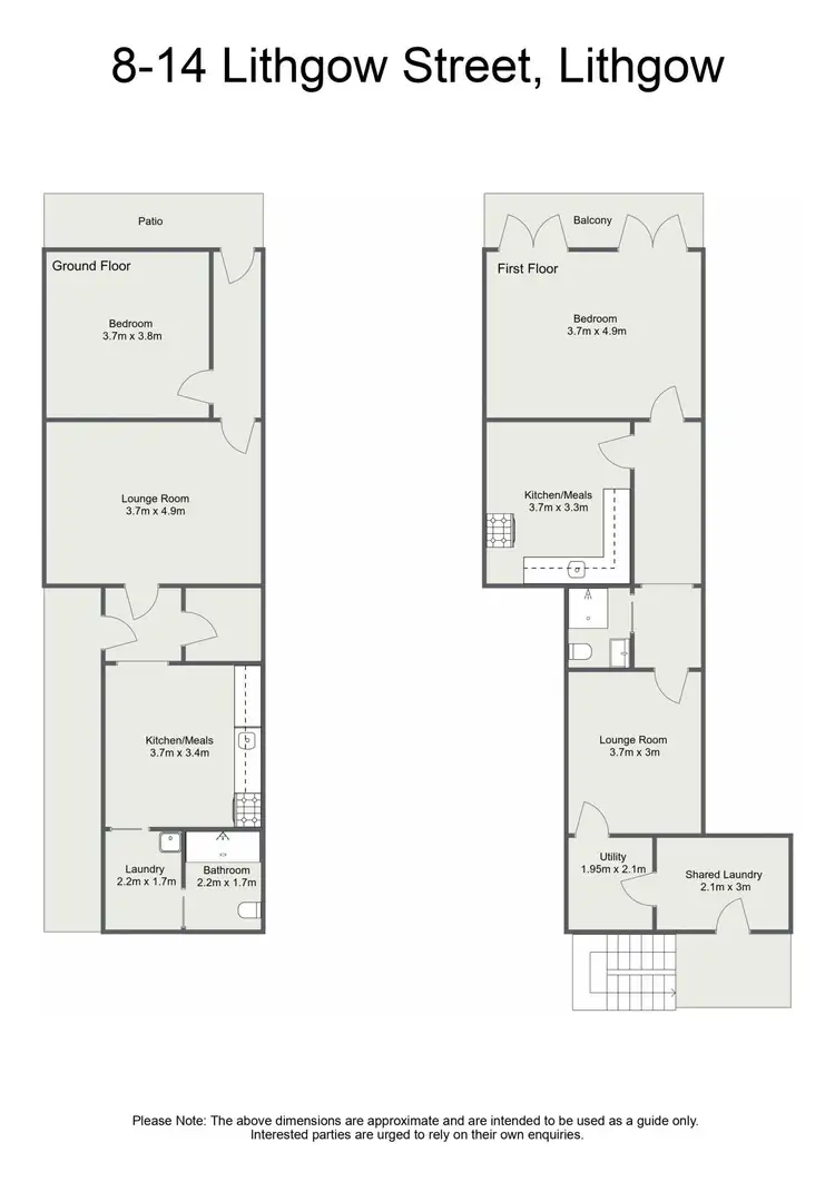 Floorplan of Homely block of units listing, 8-14 Lithgow Street, Lithgow NSW 2790