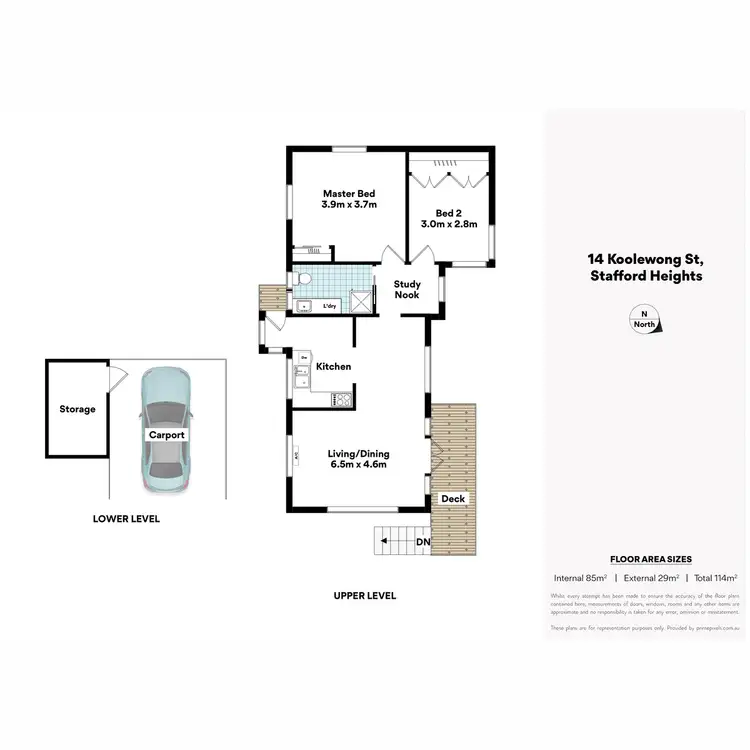 Floorplan of Homely house listing, 14 Koolewong Street, Stafford Heights QLD 4053