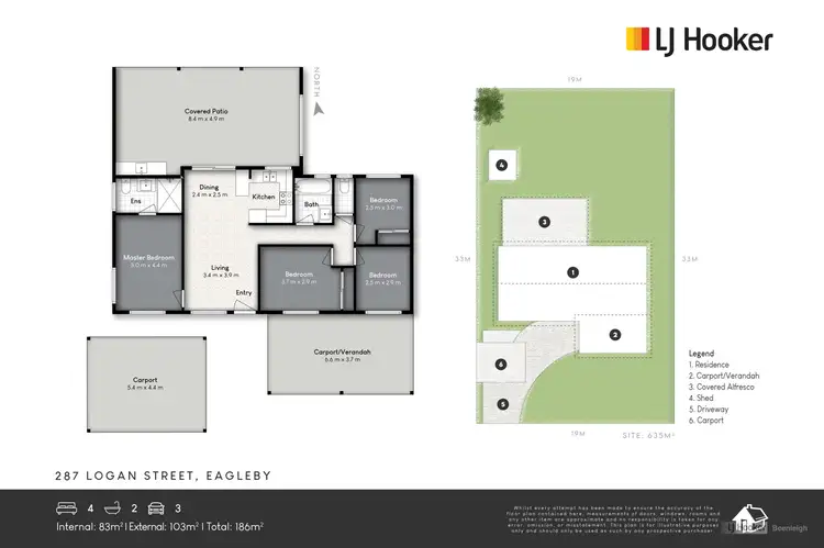 Floorplan of Homely house listing, 287 Logan Street, Eagleby QLD 4207