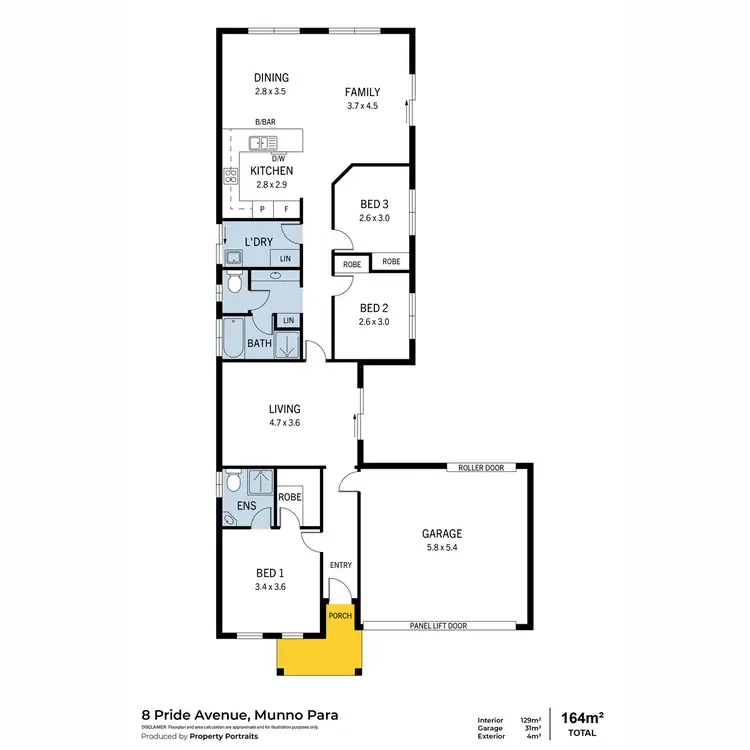 Floorplan of Homely house listing, 8 Pride Avenue, Munno Para SA 5115