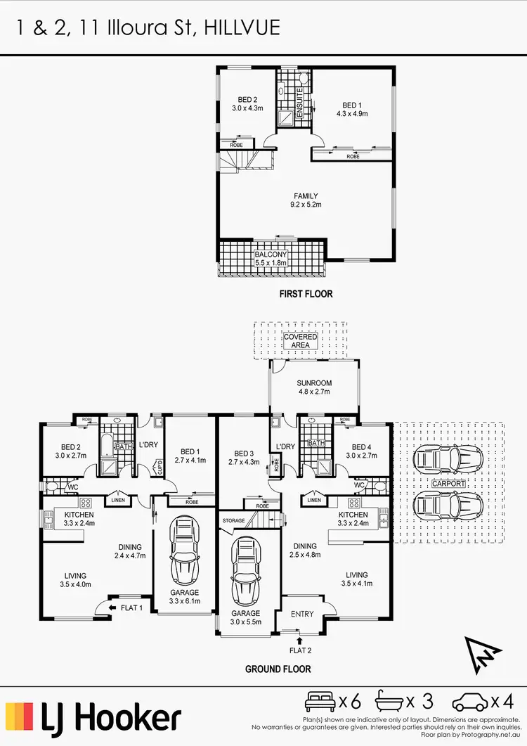 Floorplan of Homely house listing, 1-2/11 Illoura Street, Tamworth NSW 2340