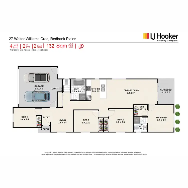 Floorplan of Homely house listing, 27 Walter Williams Crescent, Redbank Plains QLD 4301